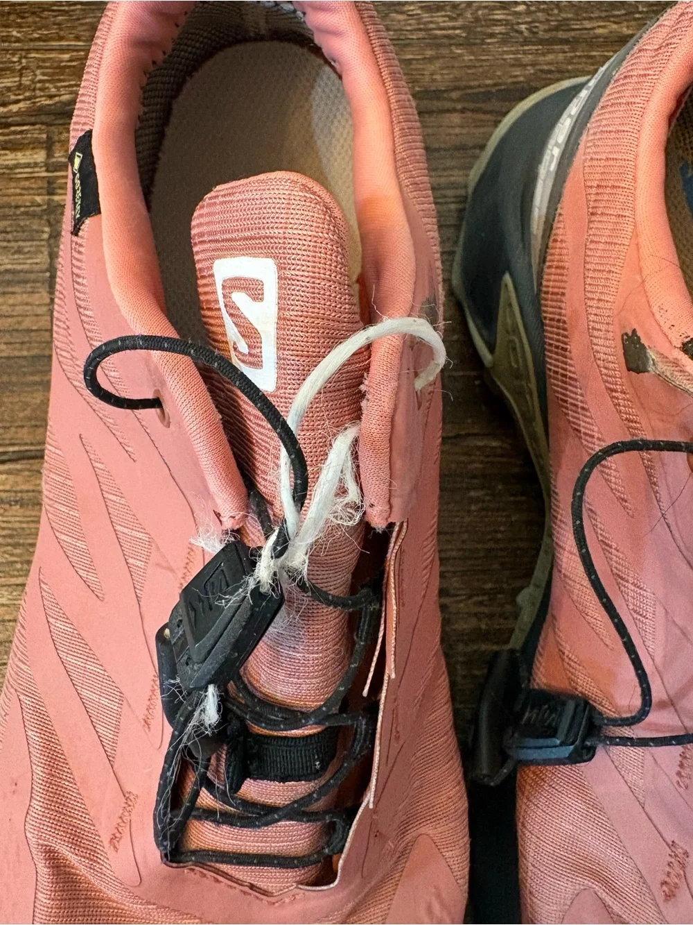 Salomon Supercross Blast GTX Trail Shoes Women 8 Brick Dust Waterproof Pink